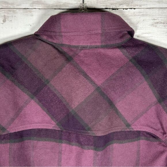 The North Face Valley Organic Cotton Flannel Shirt Jacket Women’s M NWT $110 - Picture 9 of 10